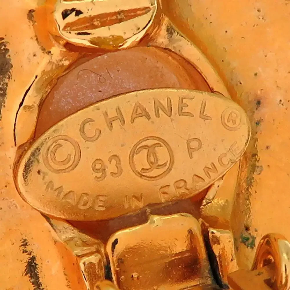 Chanel Cc Logo Clip-On Earrings Metal #207076C95B